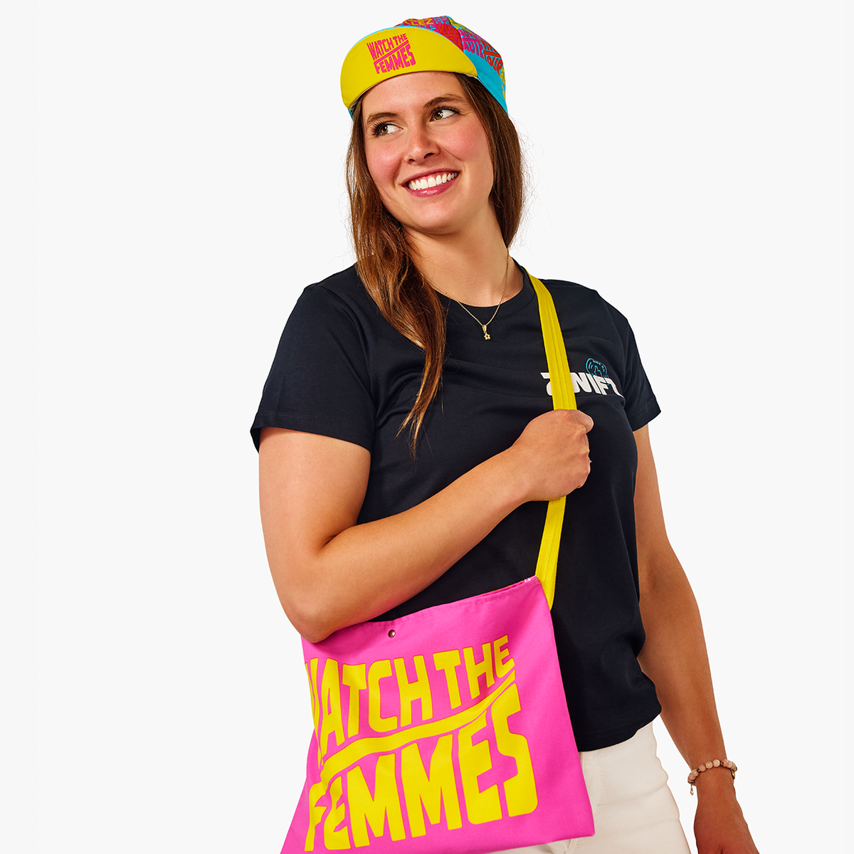 Watch The Femmes 2024 Cycling Cap and Musette Bag