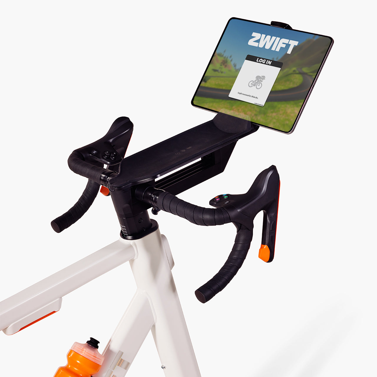 stationary bicycle mount YPOO X3 Exercise Bike, Adjustable Magnetic Resistance Bikes YPOO Fitness For 7 to 18.4 Tablets Gym Stationary Bike Mount with