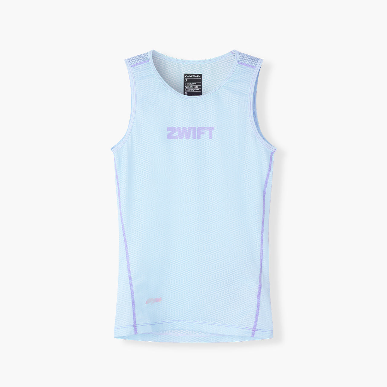 women's frost blue cycling base layer – Zwift Watopia Essentials x Pedal Mafia