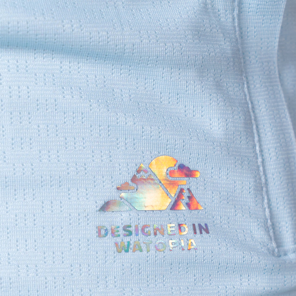 men's frost blue cycling jersey – Zwift Watopia Essentials x Pedal Mafia