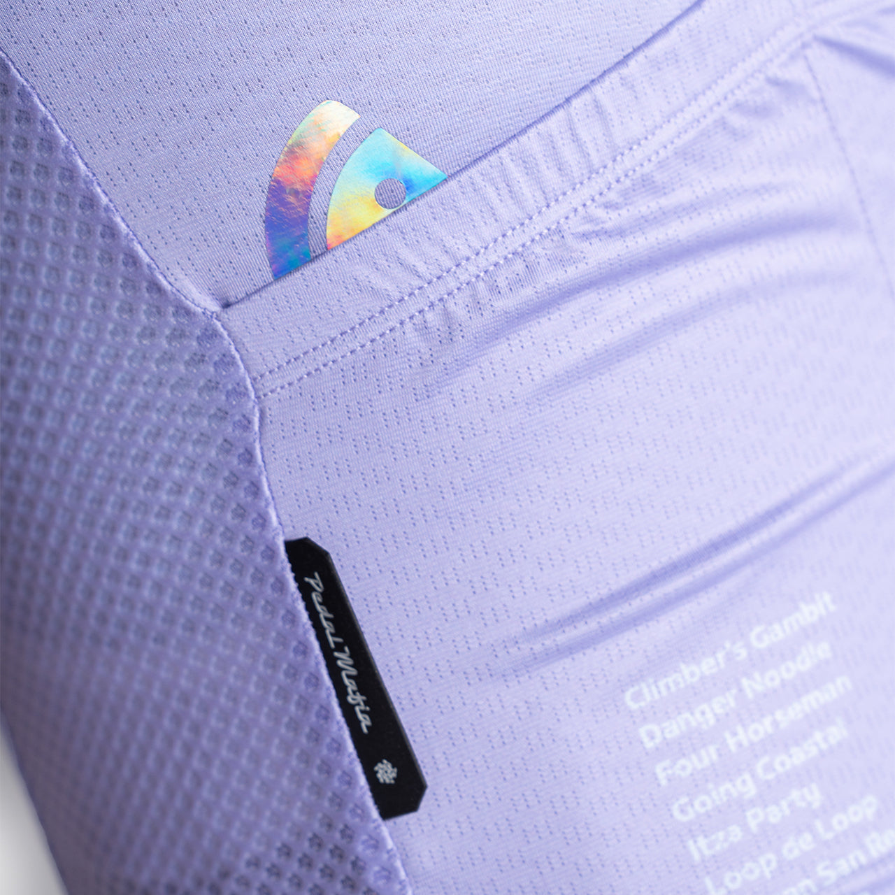 men's lavender cycling jersey – Zwift Watopia Essentials x Pedal Mafia